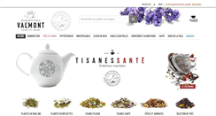 Desktop Screenshot of herboristerieduvalmont.com