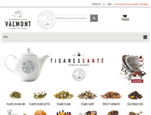 Tablet Screenshot of herboristerieduvalmont.com